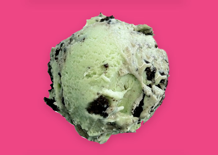 Photo of flavor: Mint Oreo Oat Cream