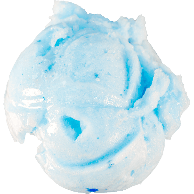 Photo of flavor: Sour Blue Raspberry Sorbet